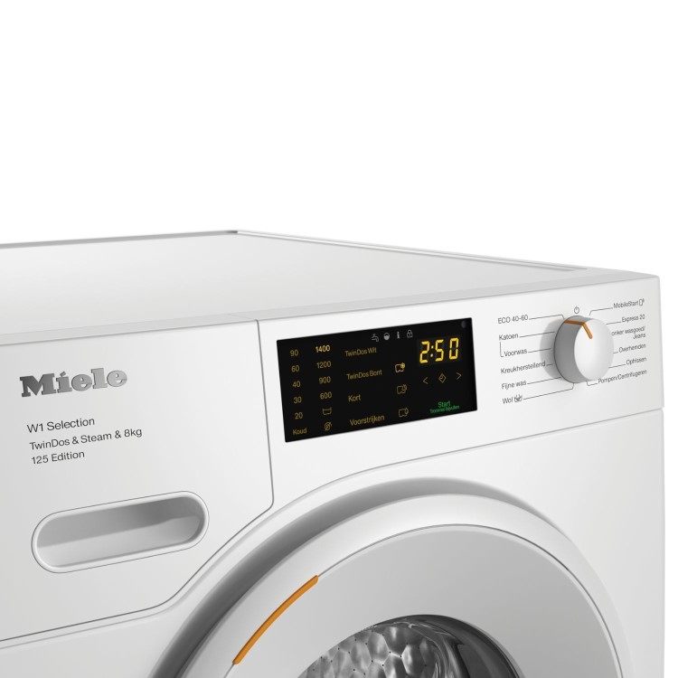 Miele TwinDos 8kg 1400rpm Washing Machine - White