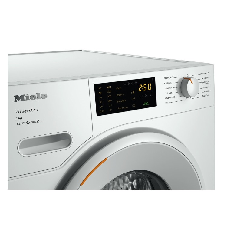 Refurbished Miele WSD164 9KG 1400 Spin Freestanding Washing Machine White