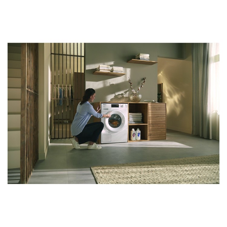 Refurbished Miele WSD164 9KG 1400 Spin Freestanding Washing Machine White