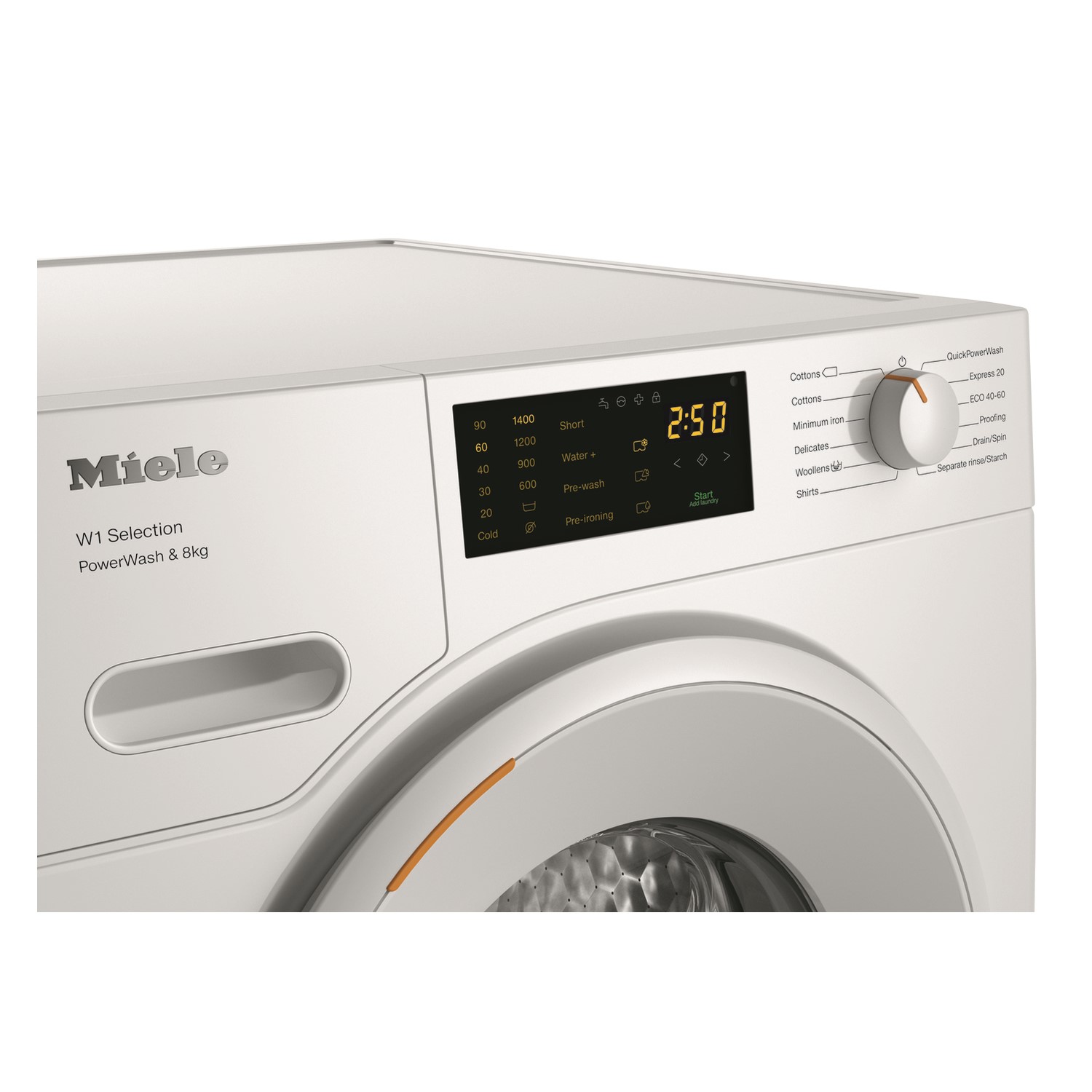 miele wsg663 9kg 1400rpm freestanding washing machine white