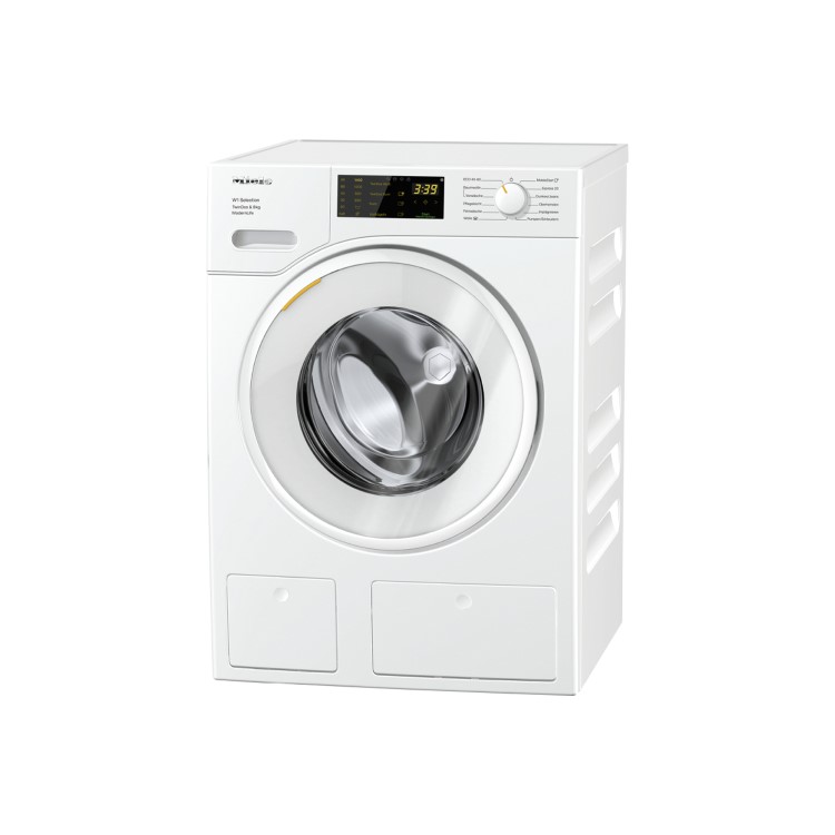 Refurbished Miele TwinDos W1 TwinDos Freestanding 8KG 1400 Spin Washing Machine With WiFi Connect White