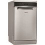 Whirlpool WSFO3T223PCX 7 Place Slimline Freestanding Dishwasher - Stainless Steel