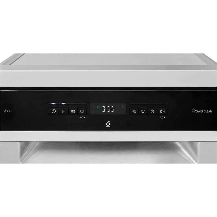 Whirlpool WSFO3T223PCX 7 Place Slimline Freestanding Dishwasher - Stainless Steel