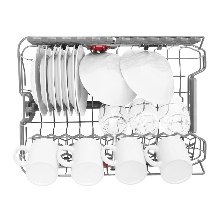 Whirlpool WSFO3T223PCX 7 Place Slimline Freestanding Dishwasher - Stainless Steel