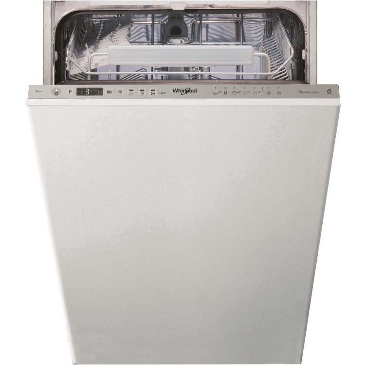 Whirlpool WSIO3T223PCEX WSIO3T223P 10 Place Slimline Fully Integrated Dishwasher with Quick Wash - Stainless Steel