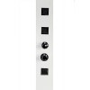Pannello White Thermostatic Tower Shower Panel