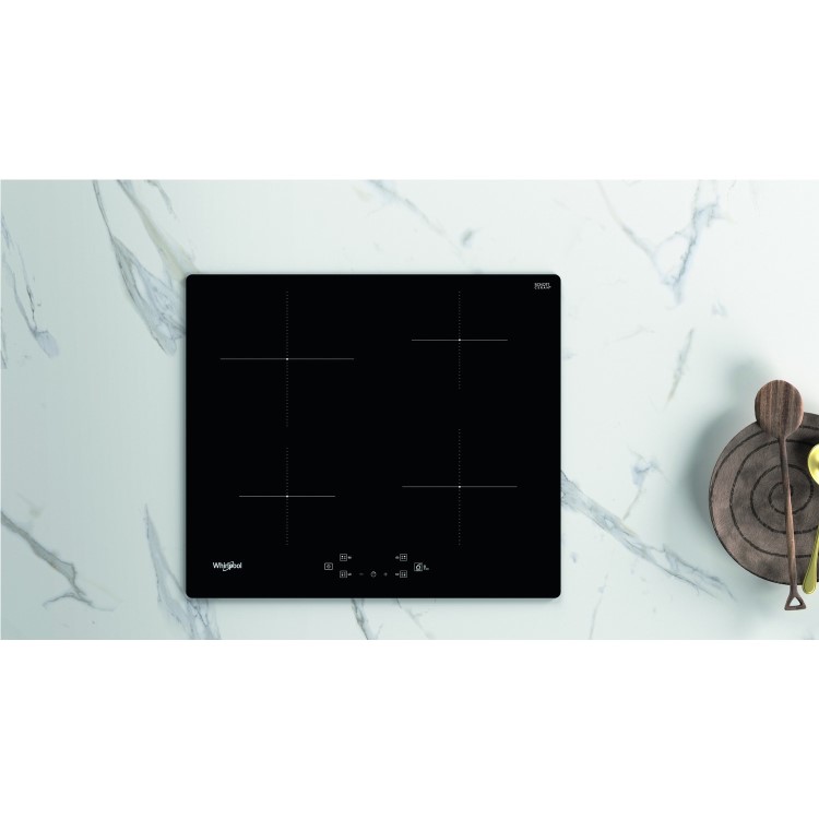 Whirlpool WSQ2160NE Touch Control 4 Zone Induction Hob - Black