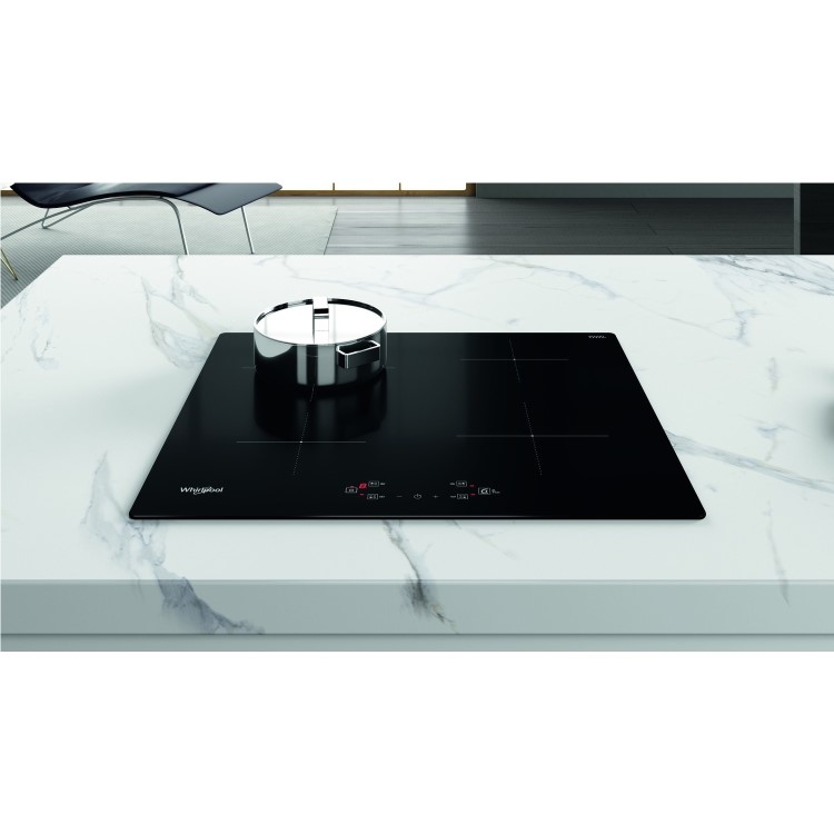Whirlpool WSQ2160NE Touch Control 4 Zone Induction Hob - Black