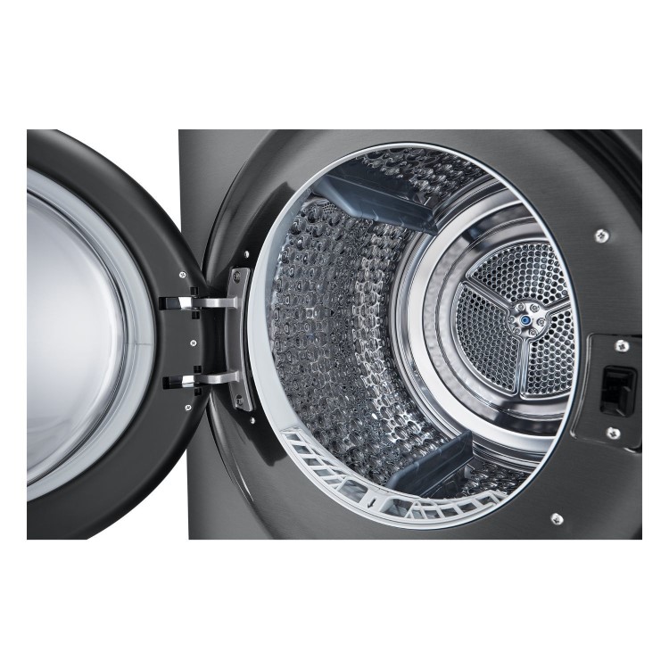 LG WashTower 12kg Wash 10kg Dry 1400rpm Stacked Washer Dryer - Black