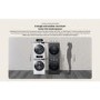 LG WashTower 12kg Wash 10kg Dry 1400rpm Stacked Washer Dryer - Black