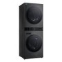 LG WashTower 12kg Wash 10kg Dry 1400rpm Stacked Washer Dryer - Black