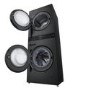 LG WashTower 12kg Wash 10kg Dry 1400rpm Stacked Washer Dryer - Black