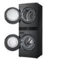 LG WashTower 12kg Wash 10kg Dry 1400rpm Stacked Washer Dryer - Black