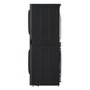 LG WashTower 12kg Wash 10kg Dry 1400rpm Stacked Washer Dryer - Black