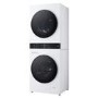 LG WashTower 12kg Wash 10kg Dry 1400rpm Stacked Washer Dryer - White