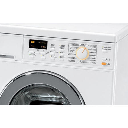 GRADE A3 - Heavy cosmetic damage - Miele WT2780 5.5kg Freestanding Washer Dryer - White
