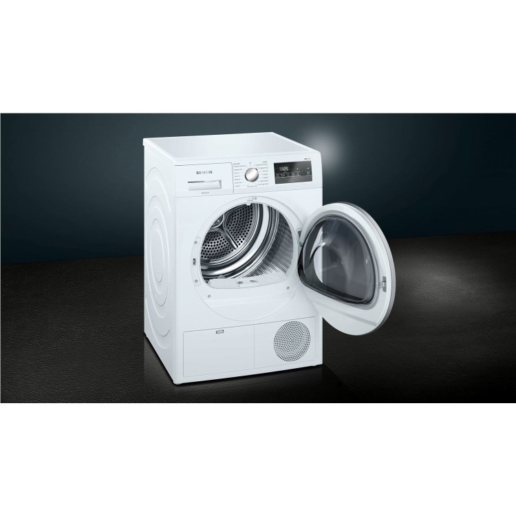 Siemens WT45N201GB iQ300 iSensoric 8kg Freestanding Condenser Tumble Dryer - White