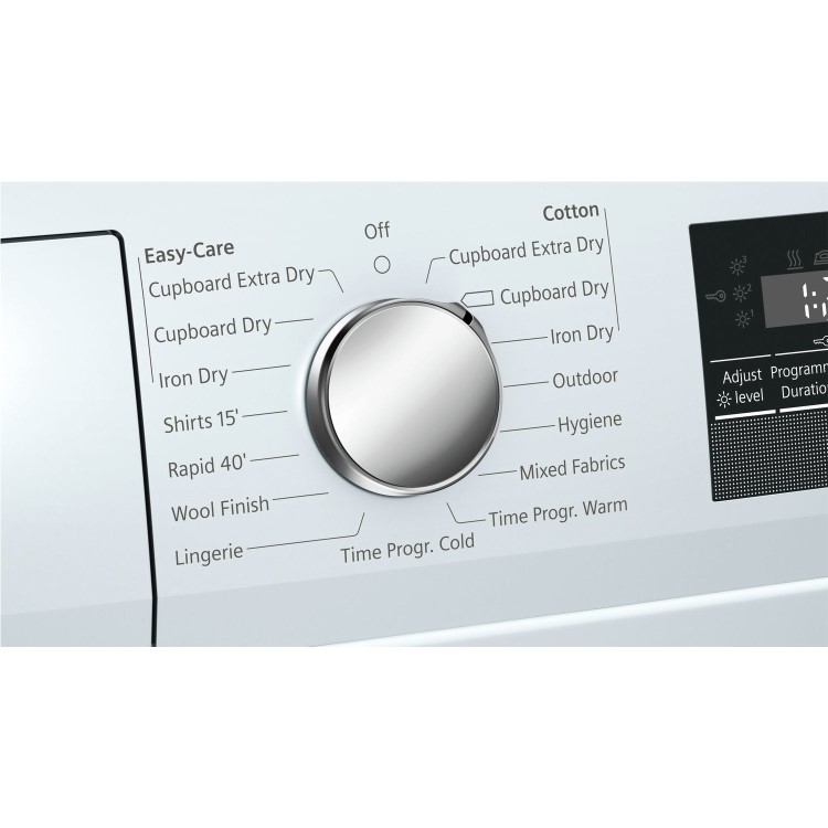 Siemens WT45N201GB iQ300 iSensoric 8kg Freestanding Condenser Tumble Dryer - White