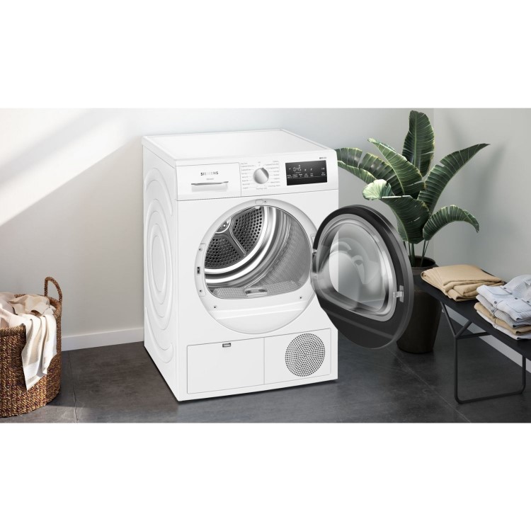 Siemens iQ300 8kg Condenser Tumble Dryer - White