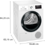 Siemens 8kg Condenser Tumble Dryer - White