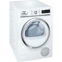 Siemens WT47W590GB 8kg Freestanding Heat Pump Tumble Dryer - White
