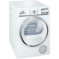 Siemens WT4HY790GB iQ700 iSensoric 9kg Freestanding Heat Pump Tumble Dryer-White