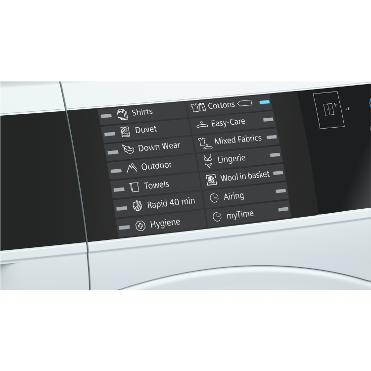 Siemens WT7UH640GB iSensoric selfCleaning Freestanding Condenser Tumble Dryer With Heat Pump 8kg White