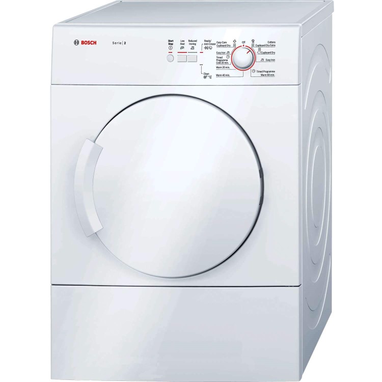 GRADE A2 - Bosch WTA74100GB 6kg Freestanding Vented Tumble Dryer White