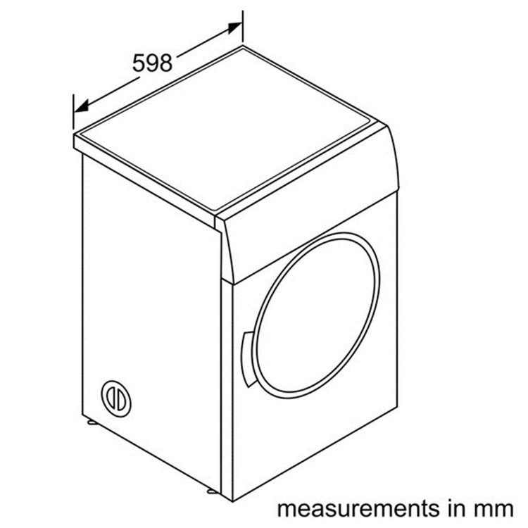Bosch WTA74200GB Classixx 7kg Freestanding Vented Tumble Dryer - White
