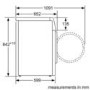 GRADE A2 - Bosch WTB84200GB 8kg Freestanding Condenser Tumble Dryer White