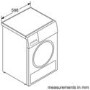 GRADE A2 - Bosch WTB84200GB 8kg Freestanding Condenser Tumble Dryer White
