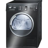 GRADE A1 - As new but box opened - Bosch WTE863B2GB Black Edition 8kg Freestanding Condenser Tumble Dryer