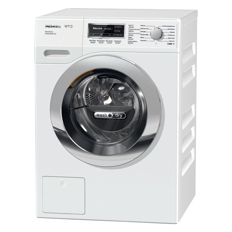 GRADE A1 - Miele WTF130WPM 7kg Wash 4kg Dry 1600rpm Freestanding Washer Dryer - White