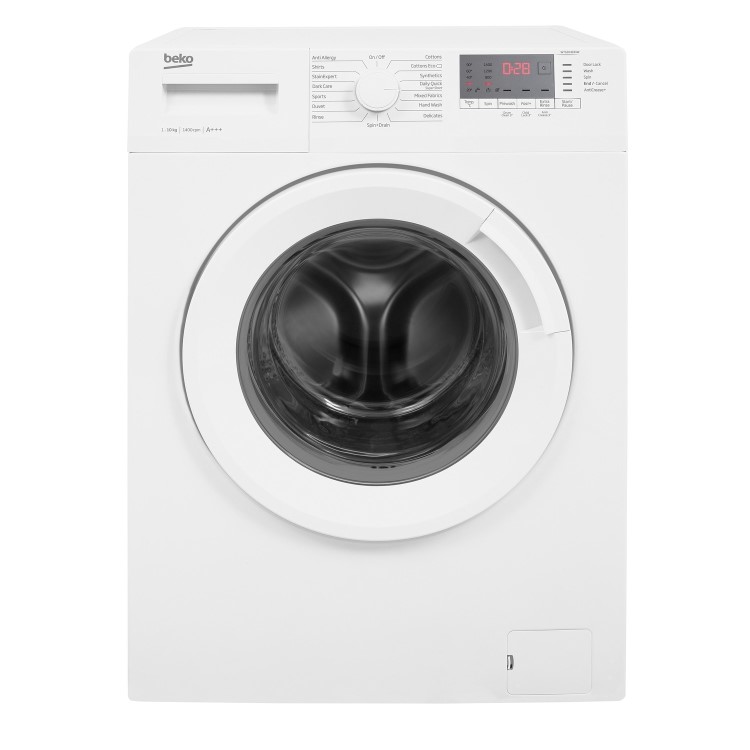 GRADE A2 - Beko WTG1041B1W 10kg 1400rpm Freestanding Washing Machine With 28 Min Quick Wash - White
