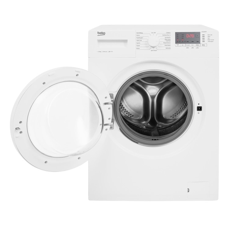 GRADE A2 - Beko WTG1041B1W 10kg 1400rpm Freestanding Washing Machine With 28 Min Quick Wash - White