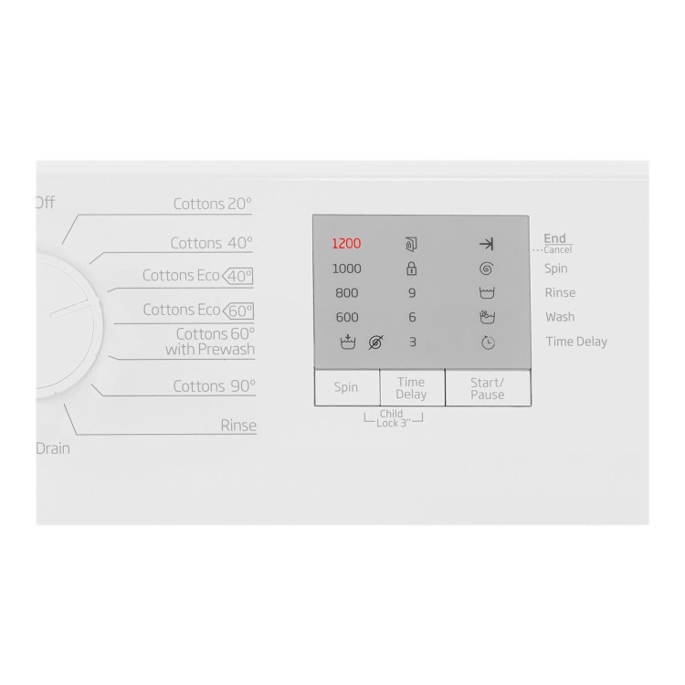 GRADE A3 - Beko WTG620M1W 6kg 1200rpm Freestanding Washing Machine - White