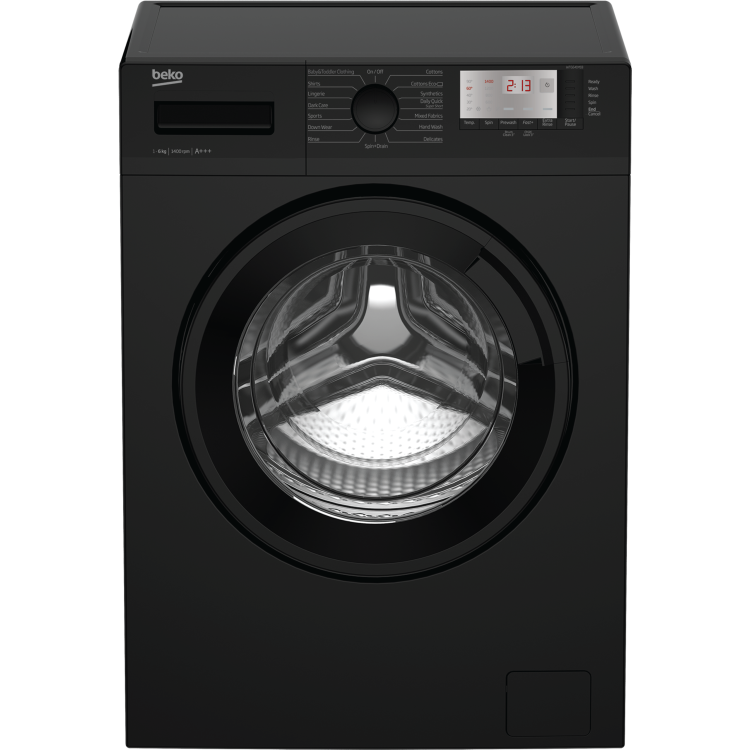 GRADE A1 - Beko WTG641M1B 6kg 1400rpm Freestanding Washing Machine - Black