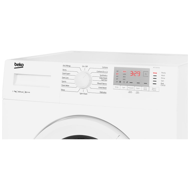 GRADE A3 - Beko WTG761M1W 7kg 1600rpm Freestanding Washing Machine - White