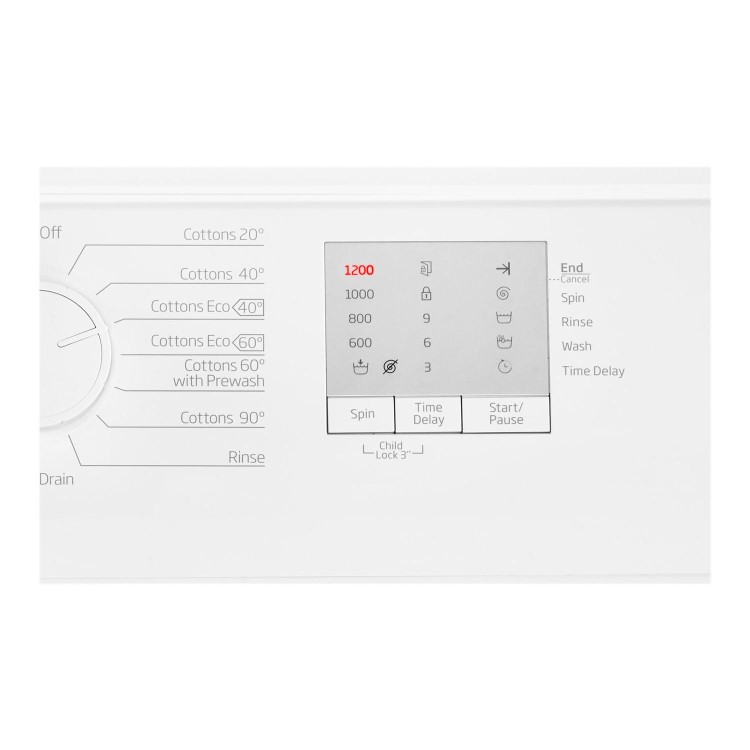 Beko WTG820M1W 8kg 1200prm Freestanding Washing Machine - White