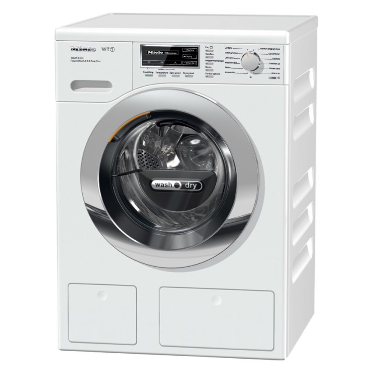 GRADE A1 - Miele WTH120WPS 7kg Wash 4kg Dry 1600rpm Freestanding Washer Dryer White