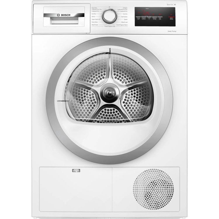 Bosch Series 4 8kg Freestanding Heat Pump Tumble Dryer - White