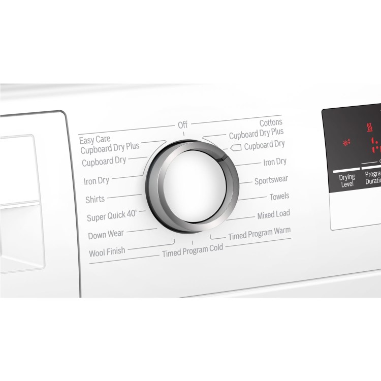 Bosch Series 4 8kg Freestanding Heat Pump Tumble Dryer - White