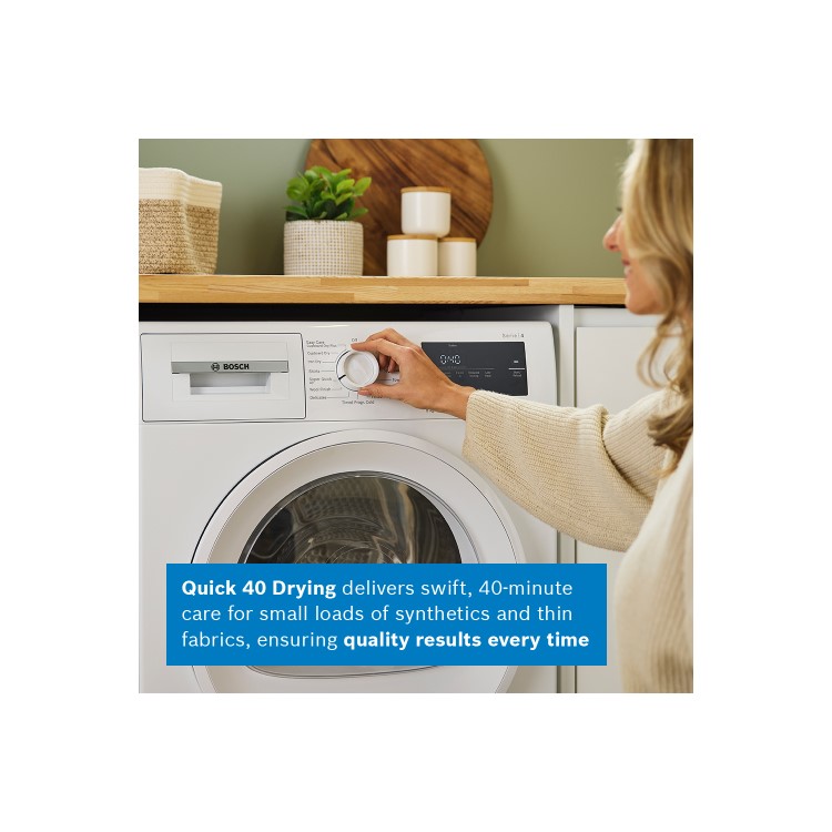 Refurbished Bosch Series 4 8kg Heat Pump Tumble Dryer - White