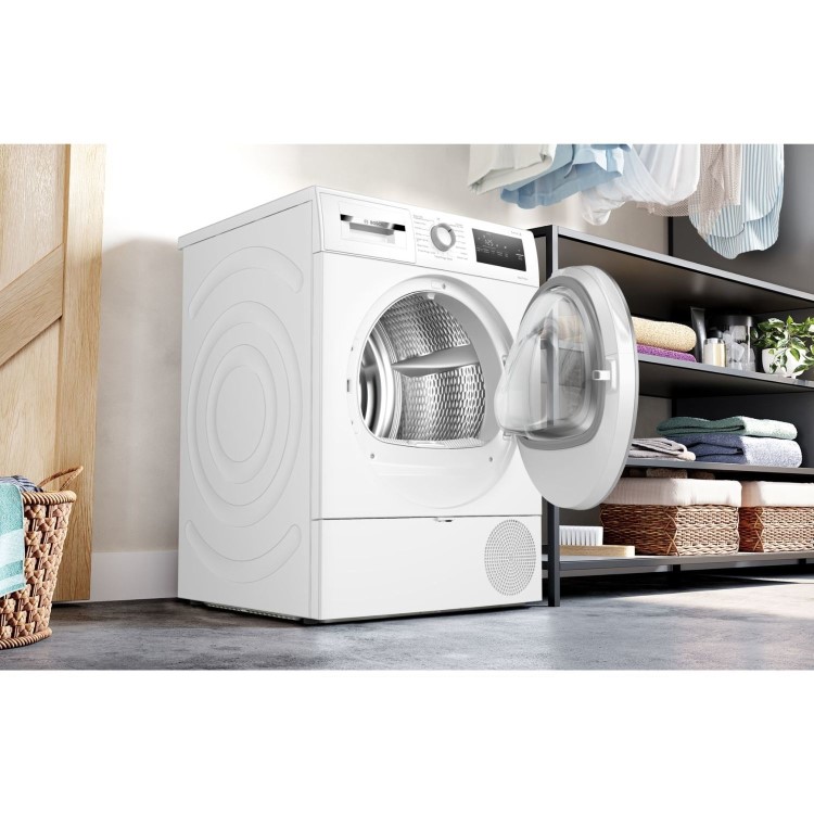 Refurbished Bosch Series 4 8kg Heat Pump Tumble Dryer - White