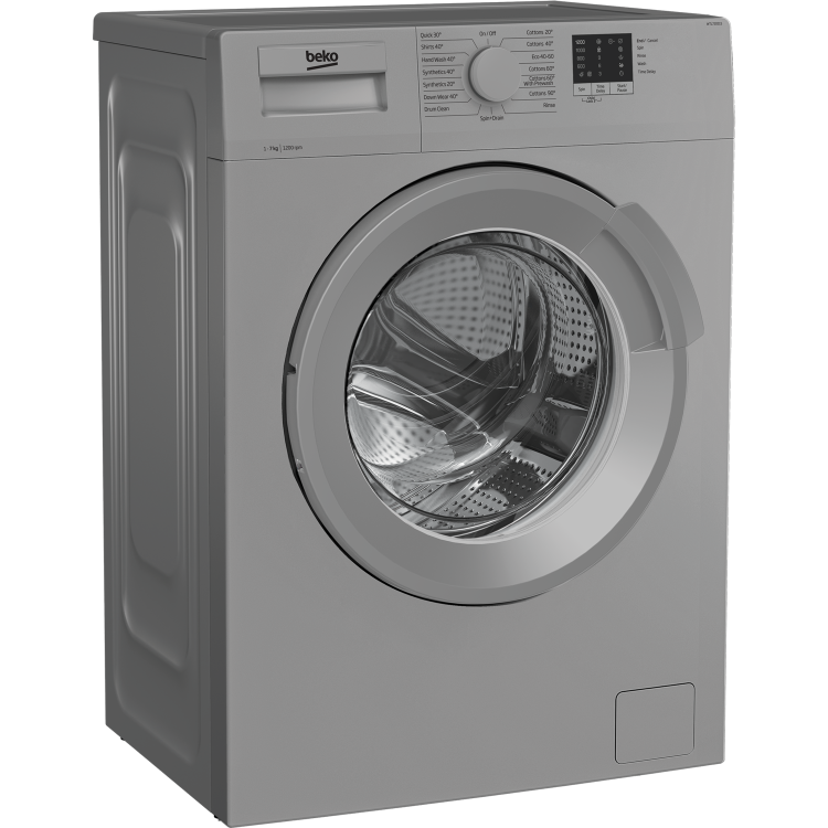 Beko WTL72051S 7kg 1200rpm Freestanding Washing Machine - Silver