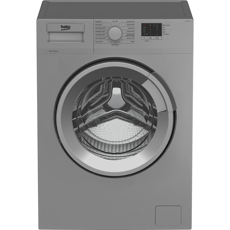 Beko 7kg 1400rpm Freestanding Washing Machine - Silver