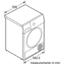 Bosch WTN83200GB 8kg Freestanding Condenser Tumble Dryer - White