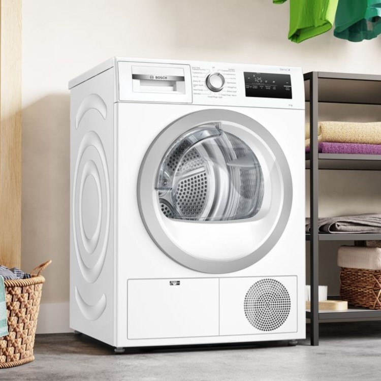 Refurbished Bosch Series 4 WTN83203GB Freestanding Condenser 8KG Tumble Dryer White