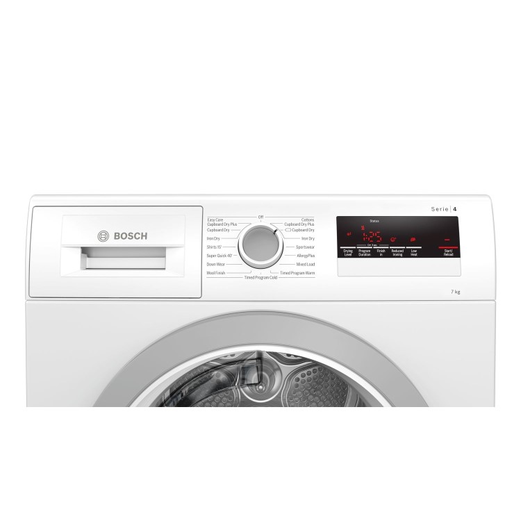 Refurbished Bosch Serie 4 WTN85201GB Freestanding Condenser 7KG Tumble Dryer White