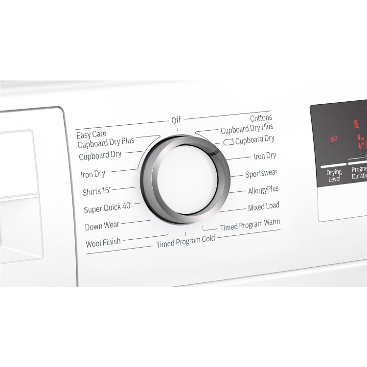 Bosch WTN85251GB Serie 4 AutoDry 8kg Freestanding Condenser Tumble Dryer - White